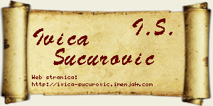 Ivica Šućurović vizit kartica